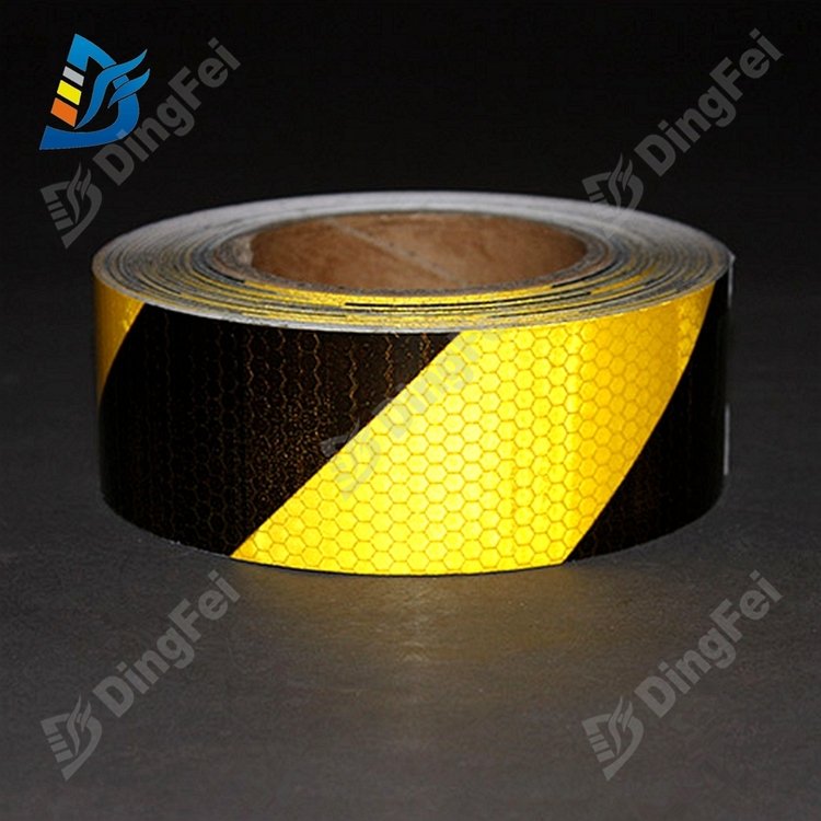 Black And Yellow Reflective Tape - 